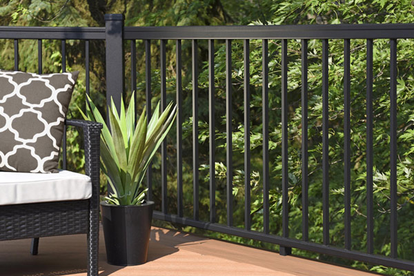 TimberTech Impression Rail Express Classic Black Railing Beauty gallery 6 1