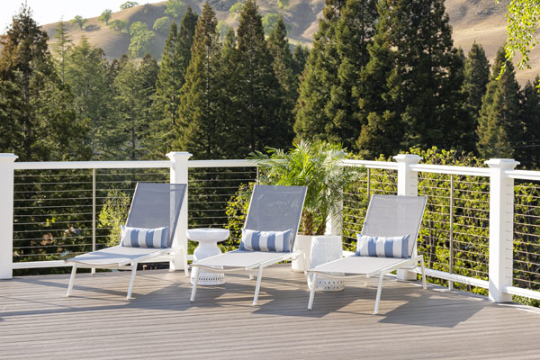 TimberTech Premier Rail White Classic Composite Series Railing Beauty gallery 3 1