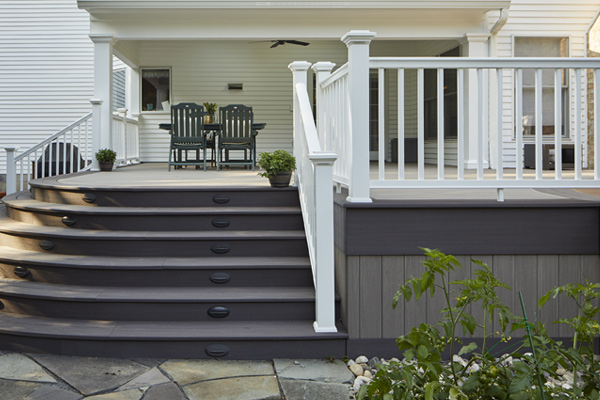 TimberTech Premier Rail White Classic Composite Series Railing Beauty gallery 5 1