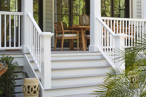 TimberTech Premier Rail White Classic Composite Series Railing Beauty gallery 9 1